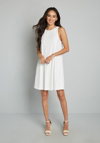 Shine and Dine Sequin Shift Dress Product Image