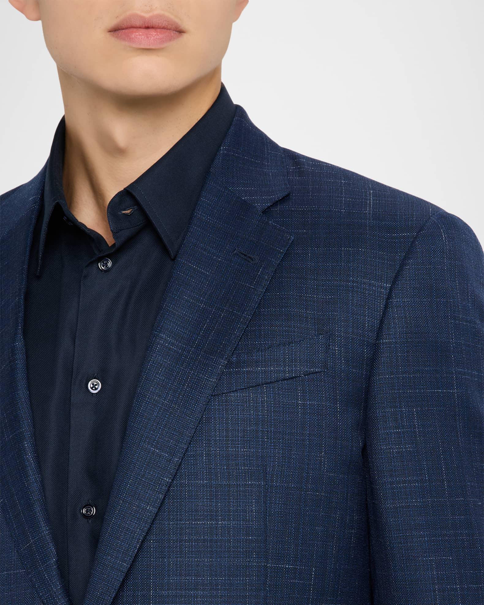 Men's  G Line Melange Notch Lapel Sport Coat Product Image