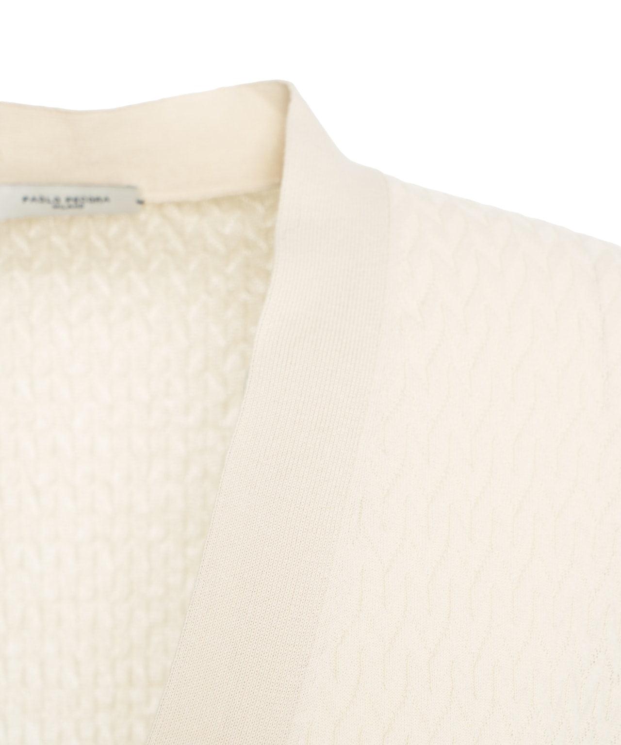 Cardigan with honeycomb structure Product Image