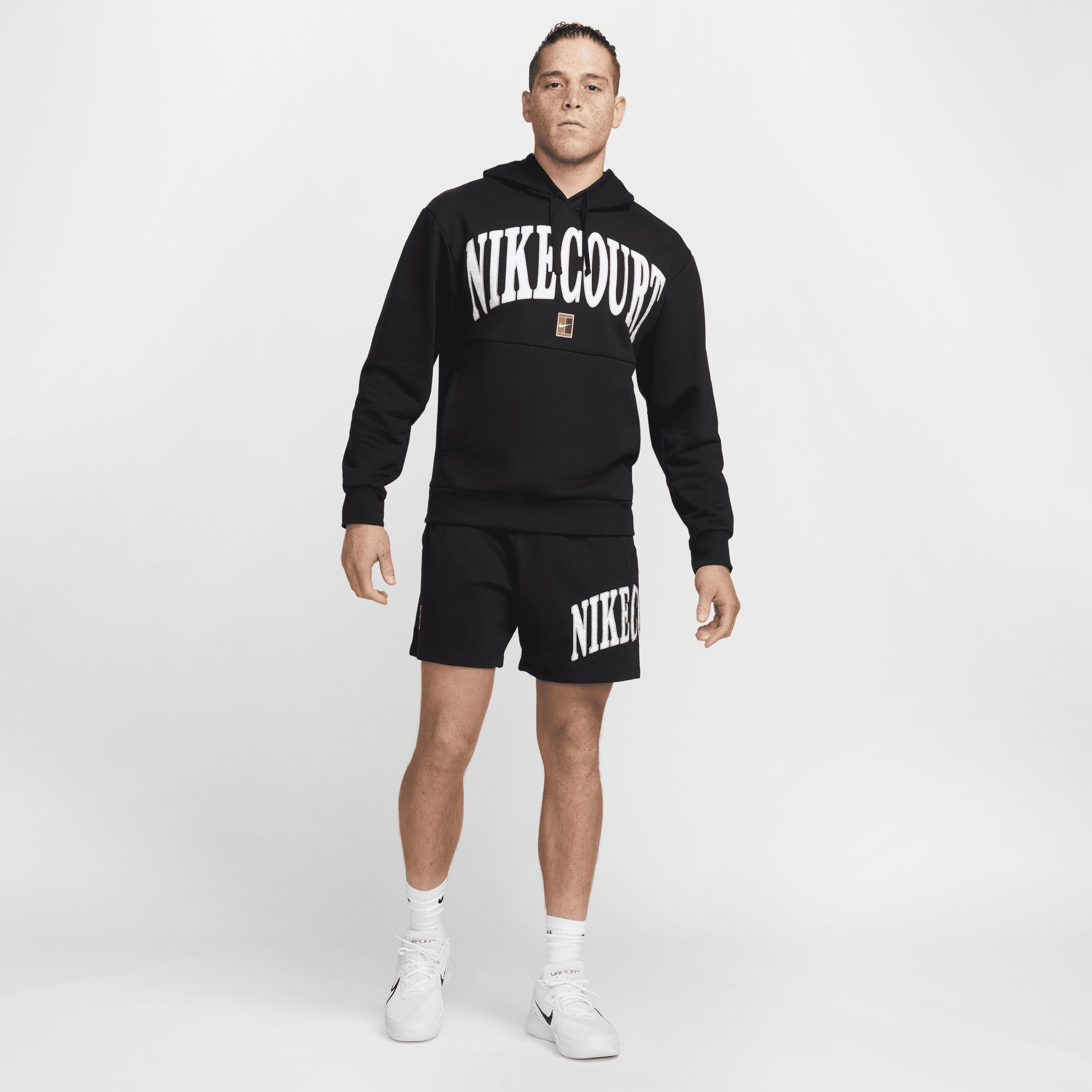 Nike Men's Court Heritage Dri-FIT Fleece Tennis Hoodie Product Image
