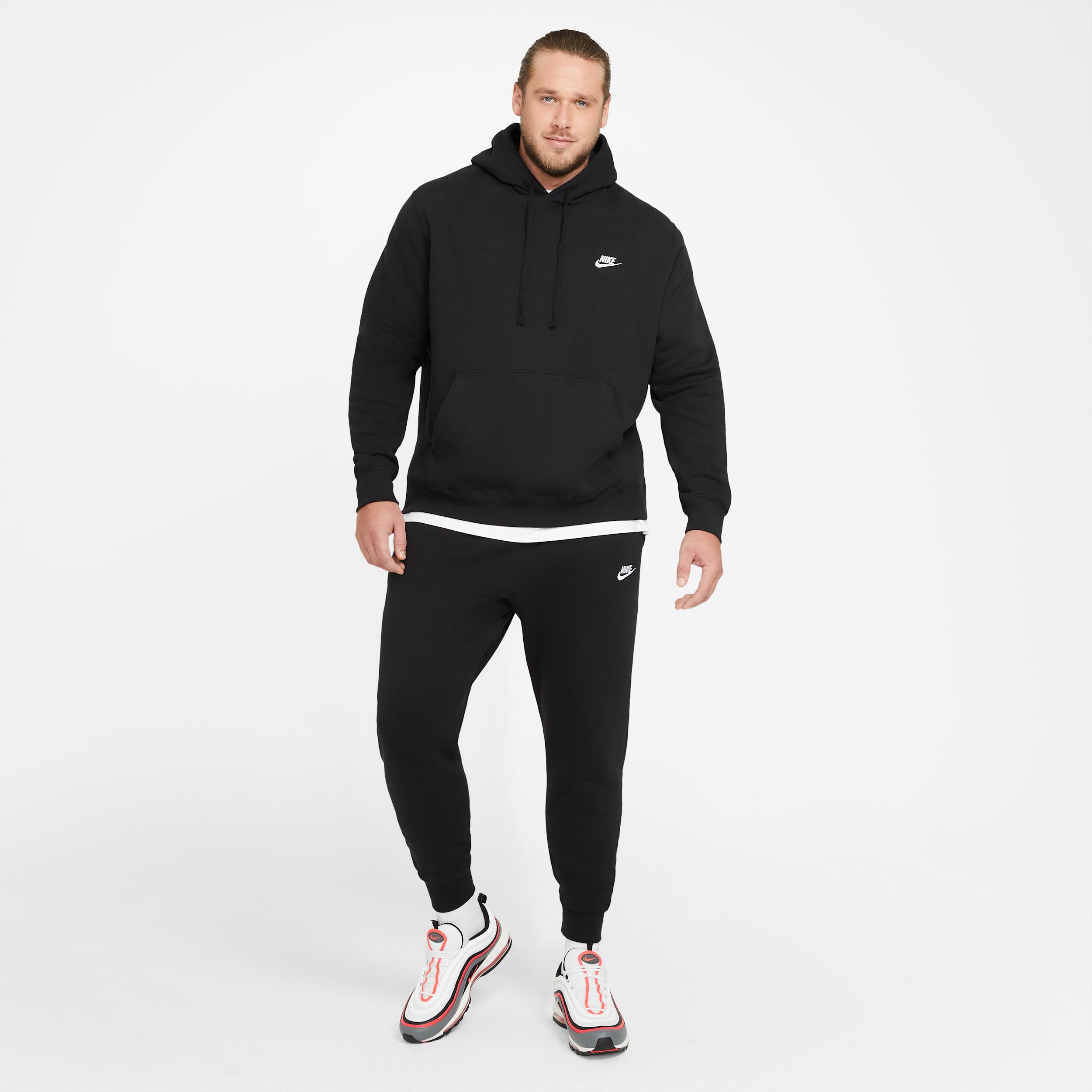 Mens Nike Sportswear Club Fleece Pullover Hoodie | BV2654-010 Product Image