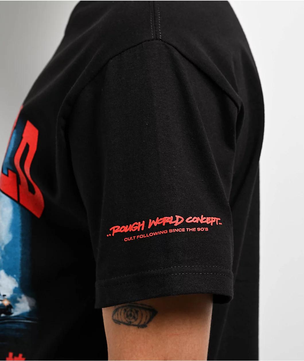 Rough World Drift Team Black T-Shirt Product Image