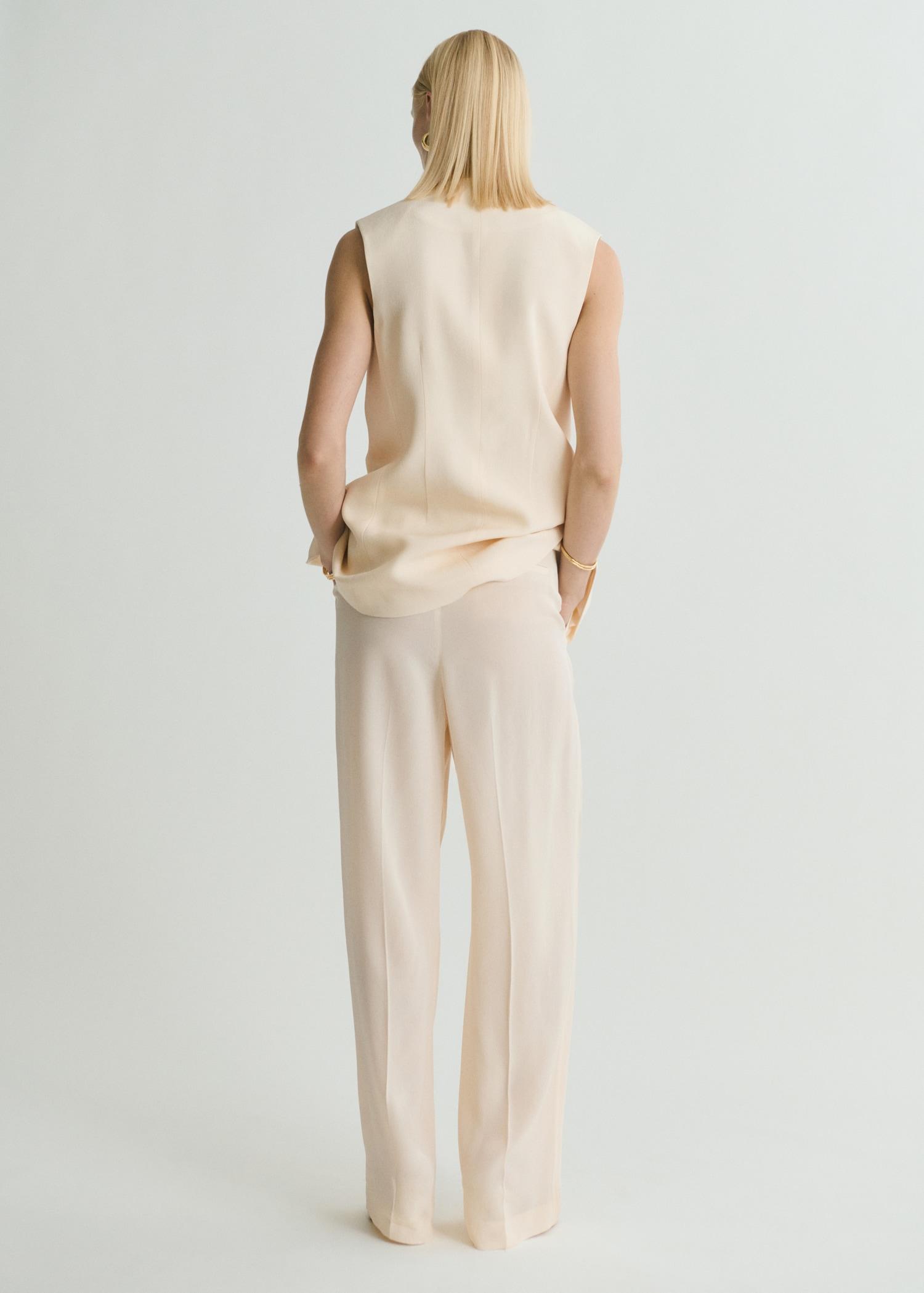 Straight-fit suit pants - Women | MANGO USA Product Image