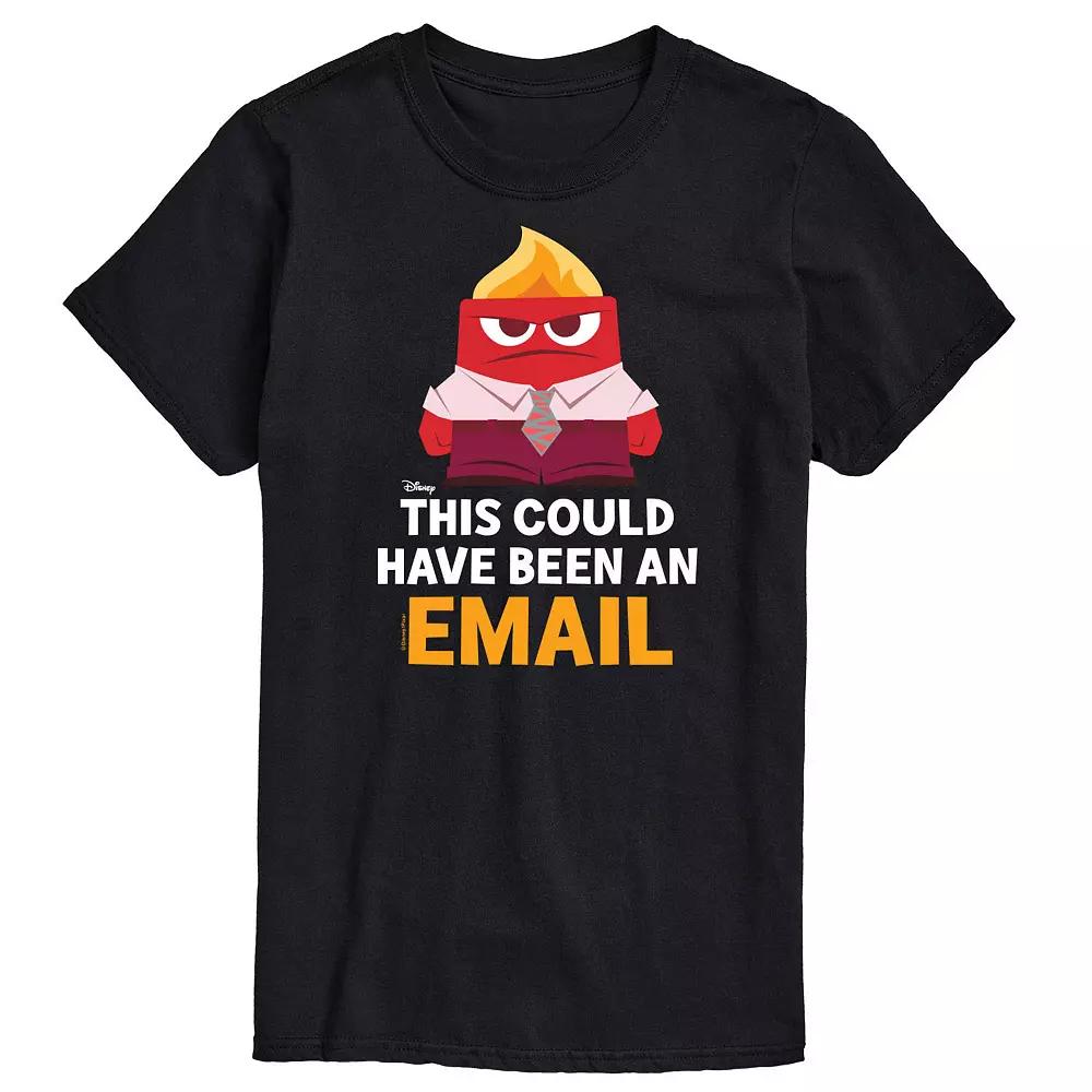 Disney / Pixar's Inside Out Big & Tall Been An Email Graphic Tee, Men's,  Product Image