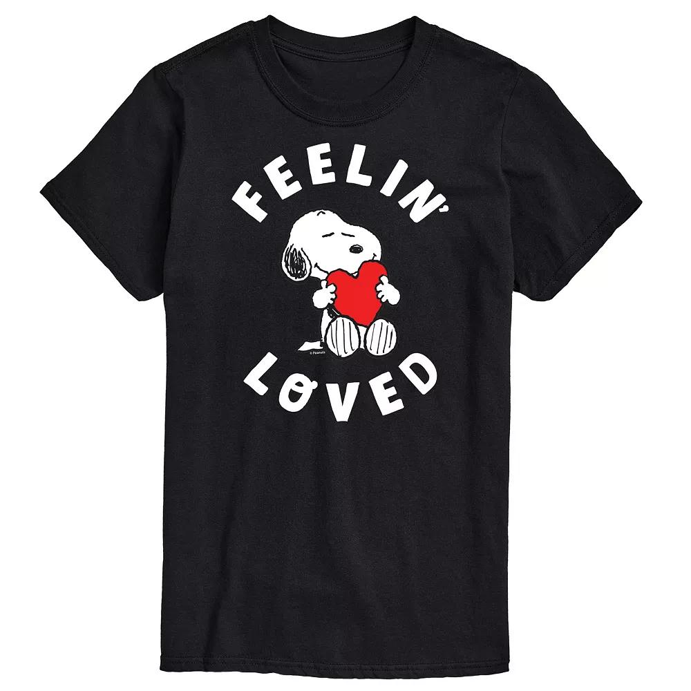 Big & Tall Peanuts Feelin Loved Tee, Men's,  Product Image
