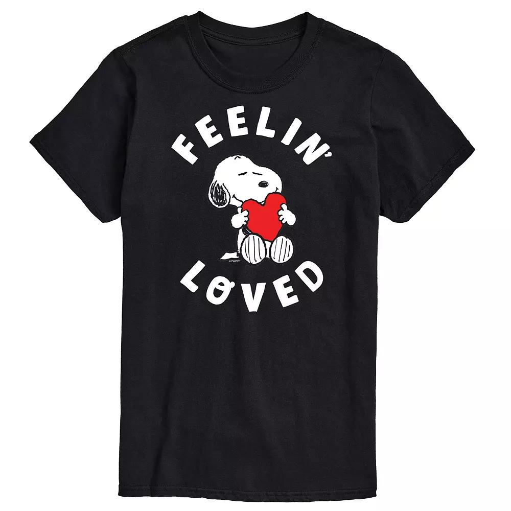 Big & Tall Peanuts Feelin Loved Tee, Men's,  Product Image