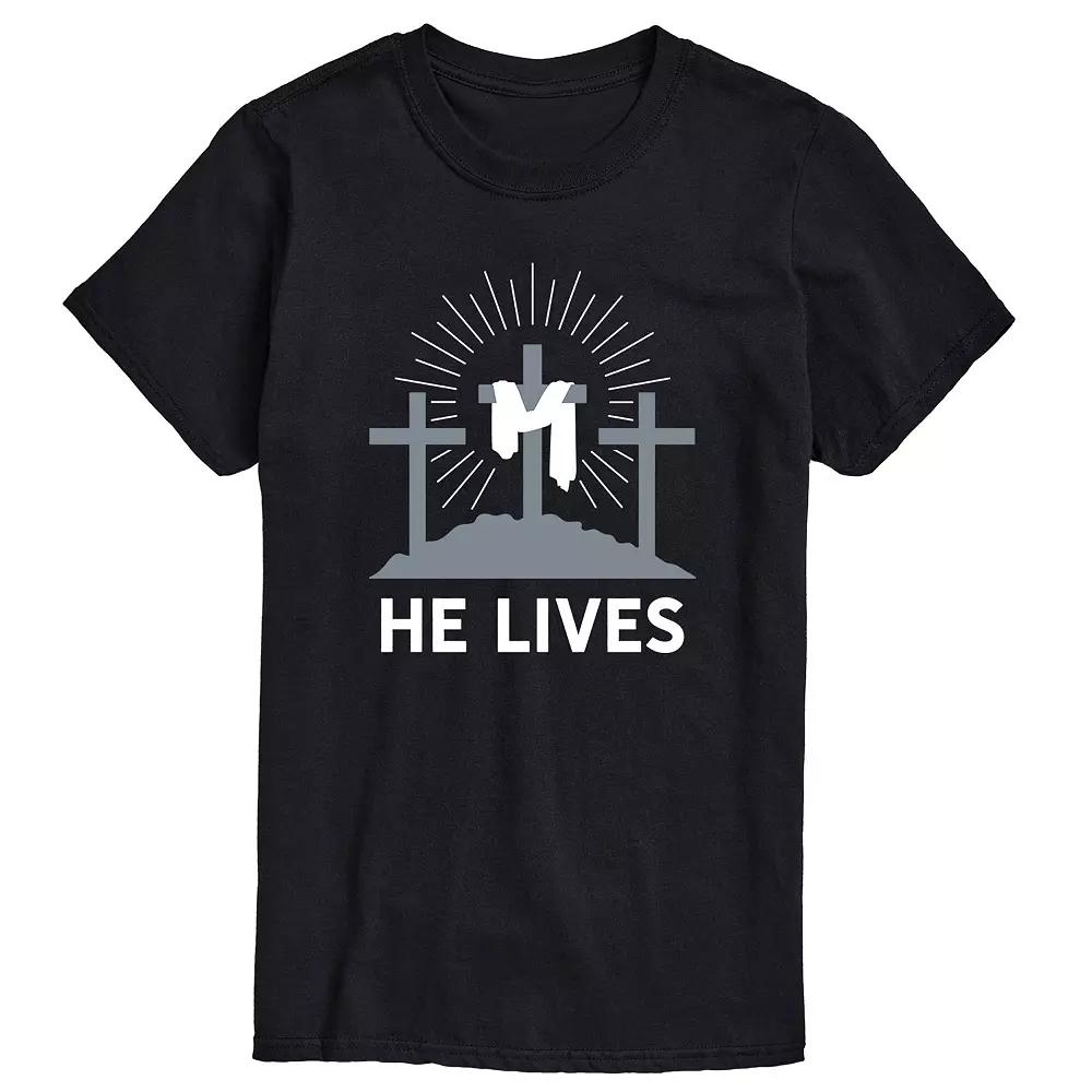 Men's He Lives Graphic Tee,  Product Image