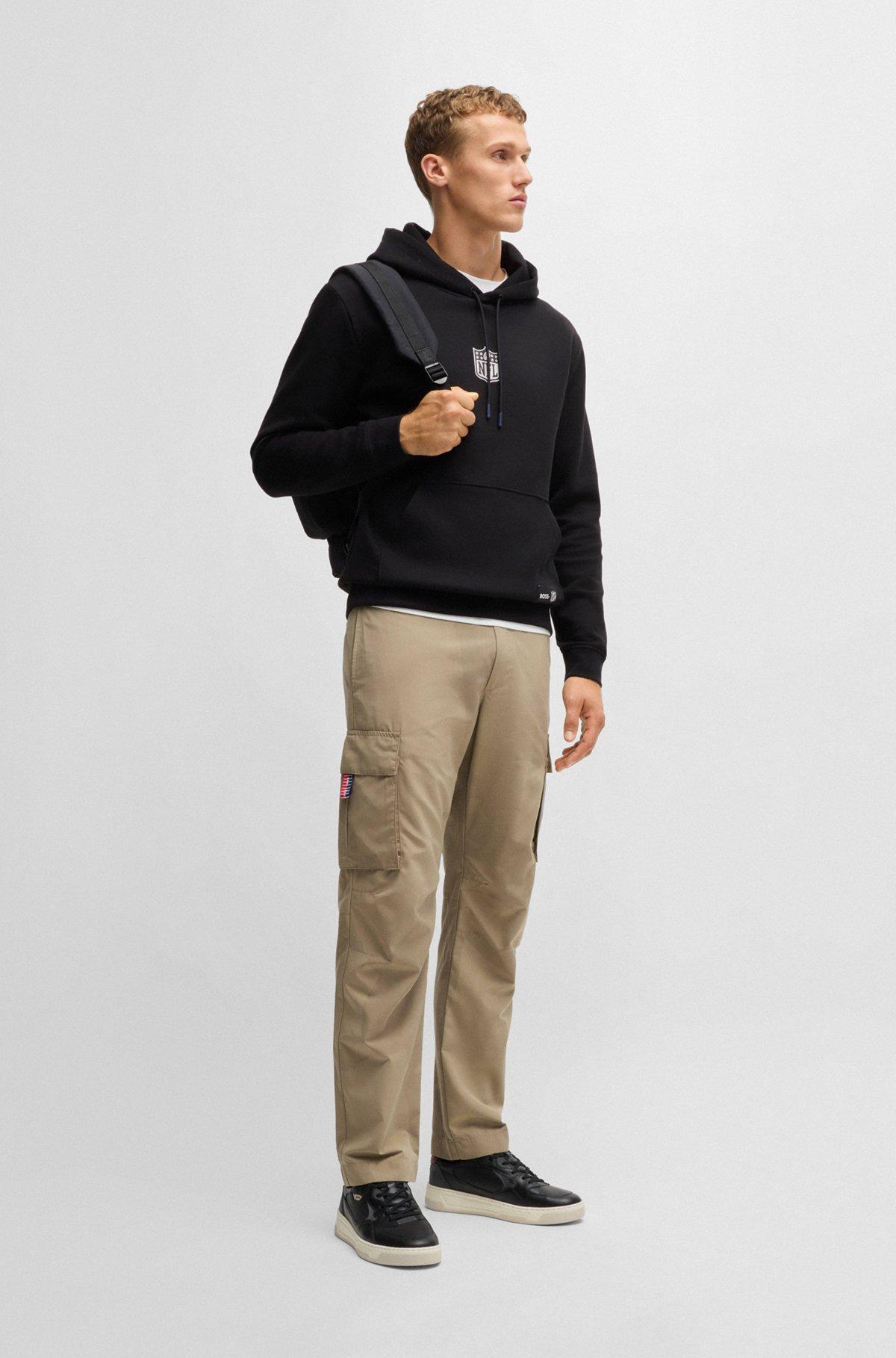 BOSS x NFL interlock hoodie with special branding Product Image