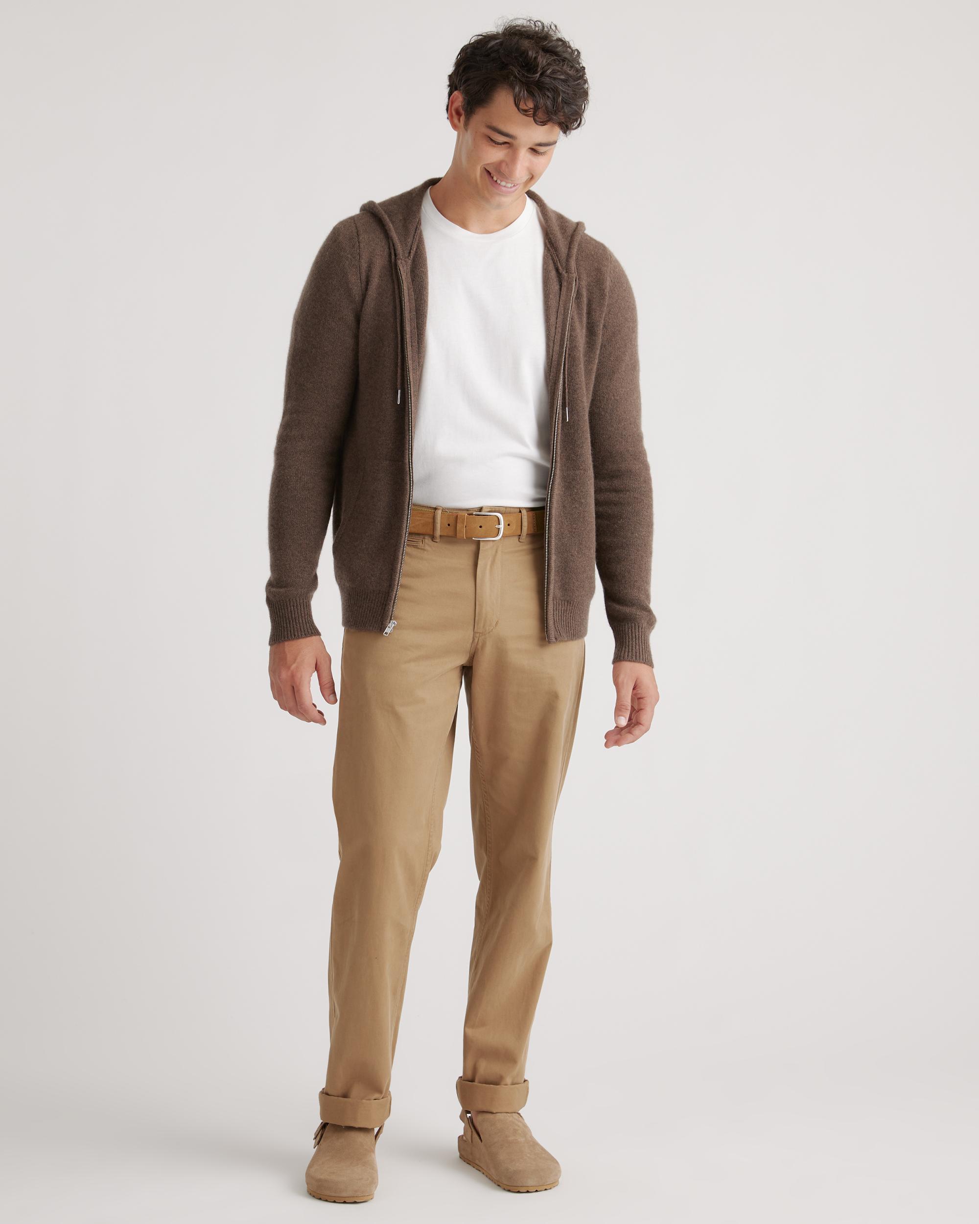 Quince | Men's Mongolian Cashmere Full-Zip Hoodie Product Image