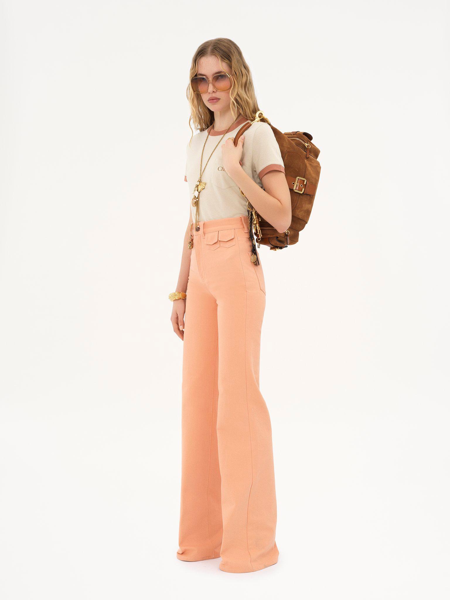 Crew-neck logo T-shirt in cotton jersey Product Image