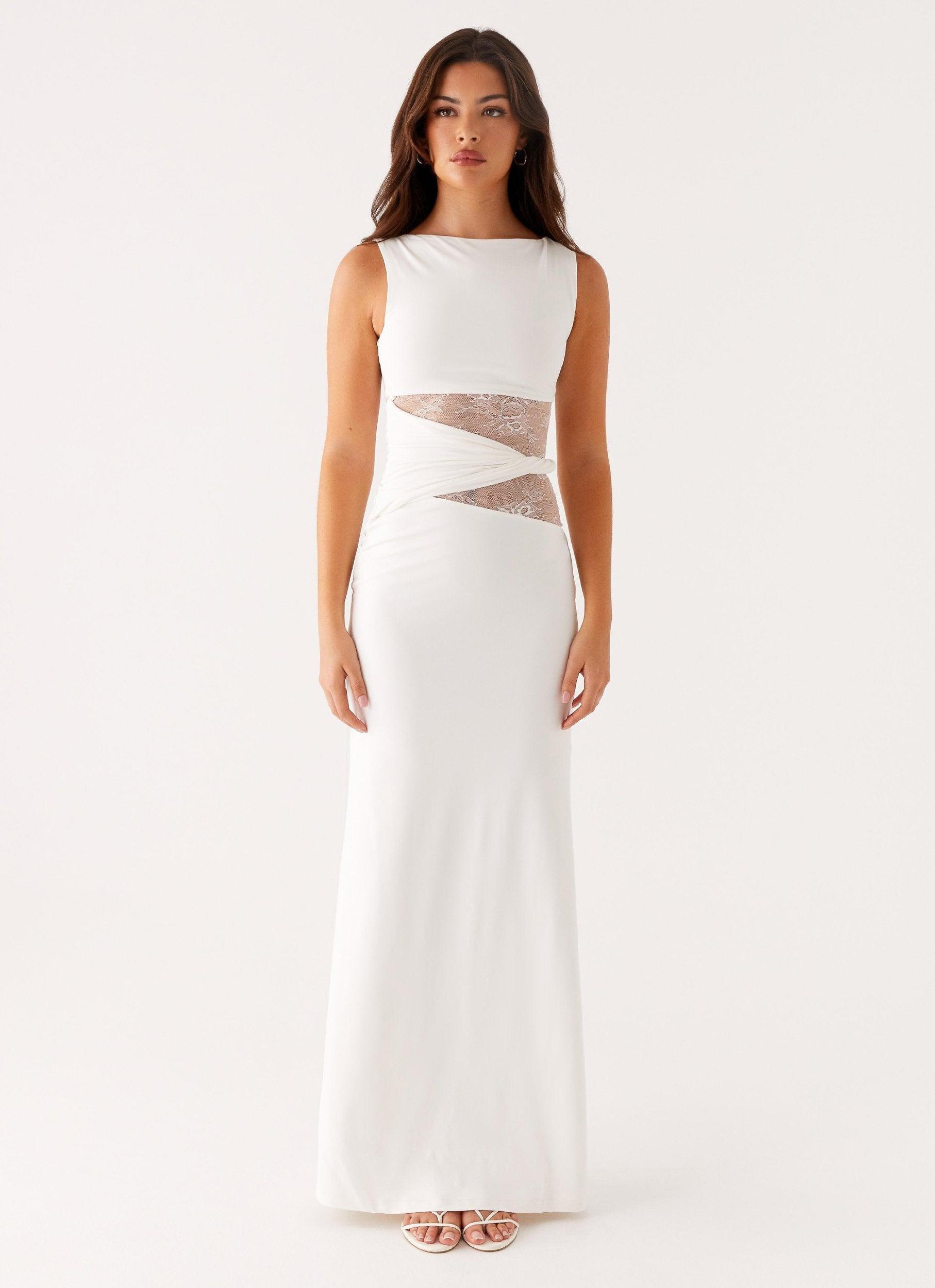 Karma Maxi Dress - White Product Image