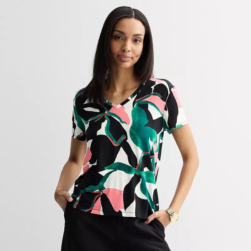 Women's Nine West Essential V-Neck T-Shirt,  Product Image