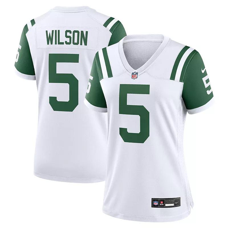 Garrett Wilson New York Jets Nike Womens NFL Game Football Jersey | 67NW0AAK72F-GTF Product Image