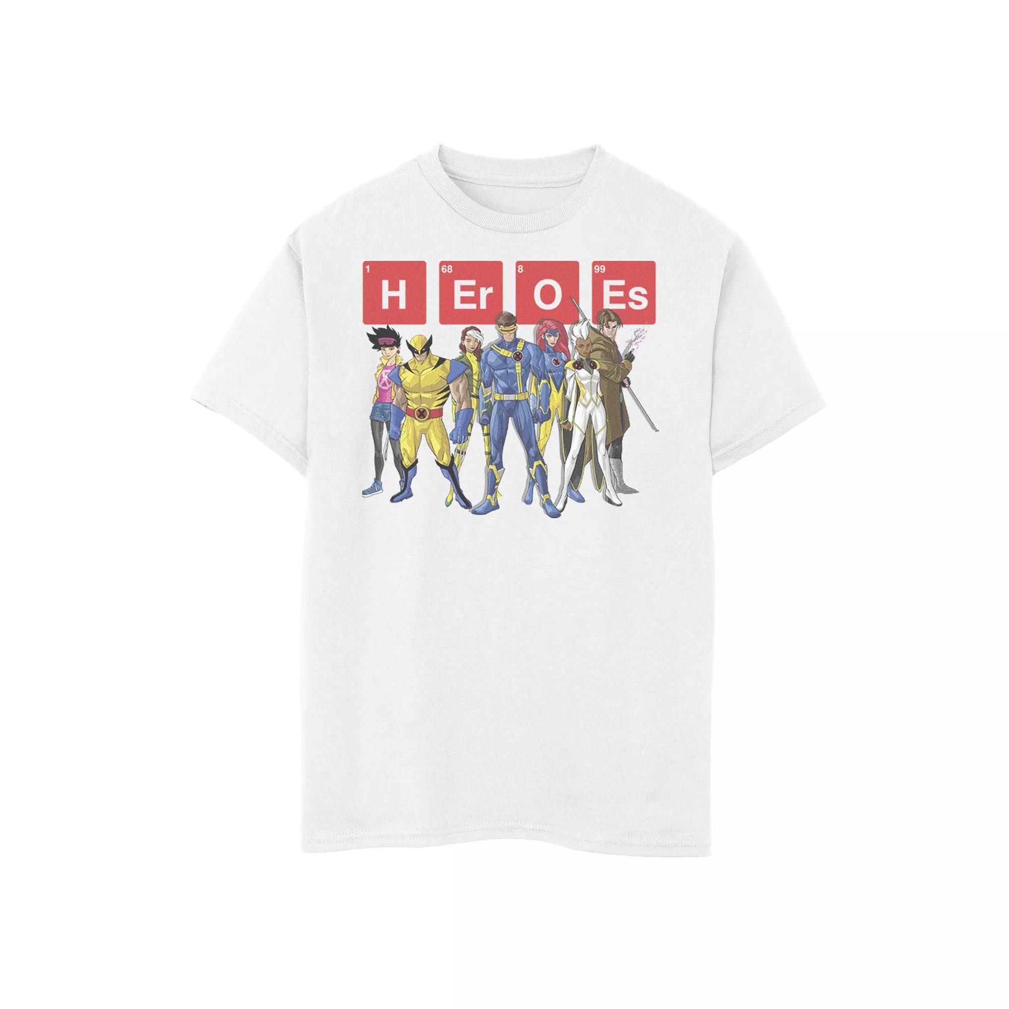 Boys 6-20 Marvel X-Men Heroes Group Shot Elements Tee, Boy's,  Product Image
