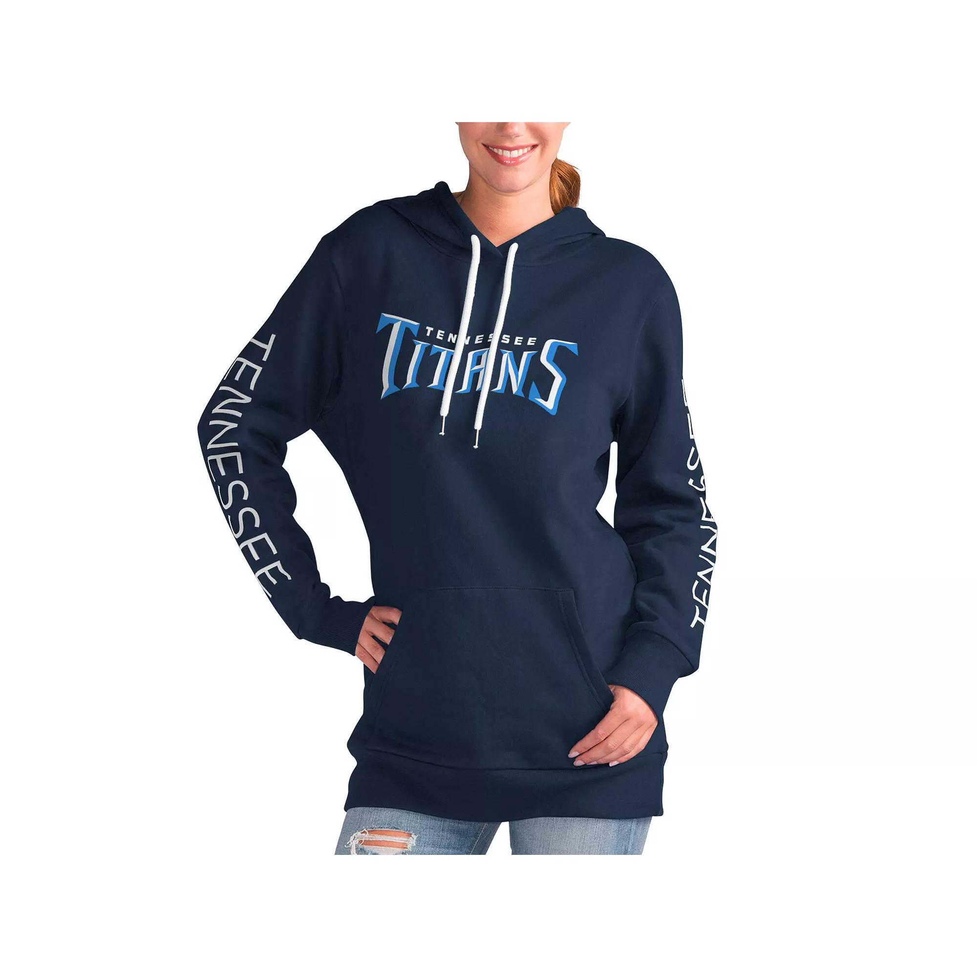 Womens G-III 4Her by Carl Banks Tennessee Titans Extra Inning Pullover Hoodie Blue Product Image