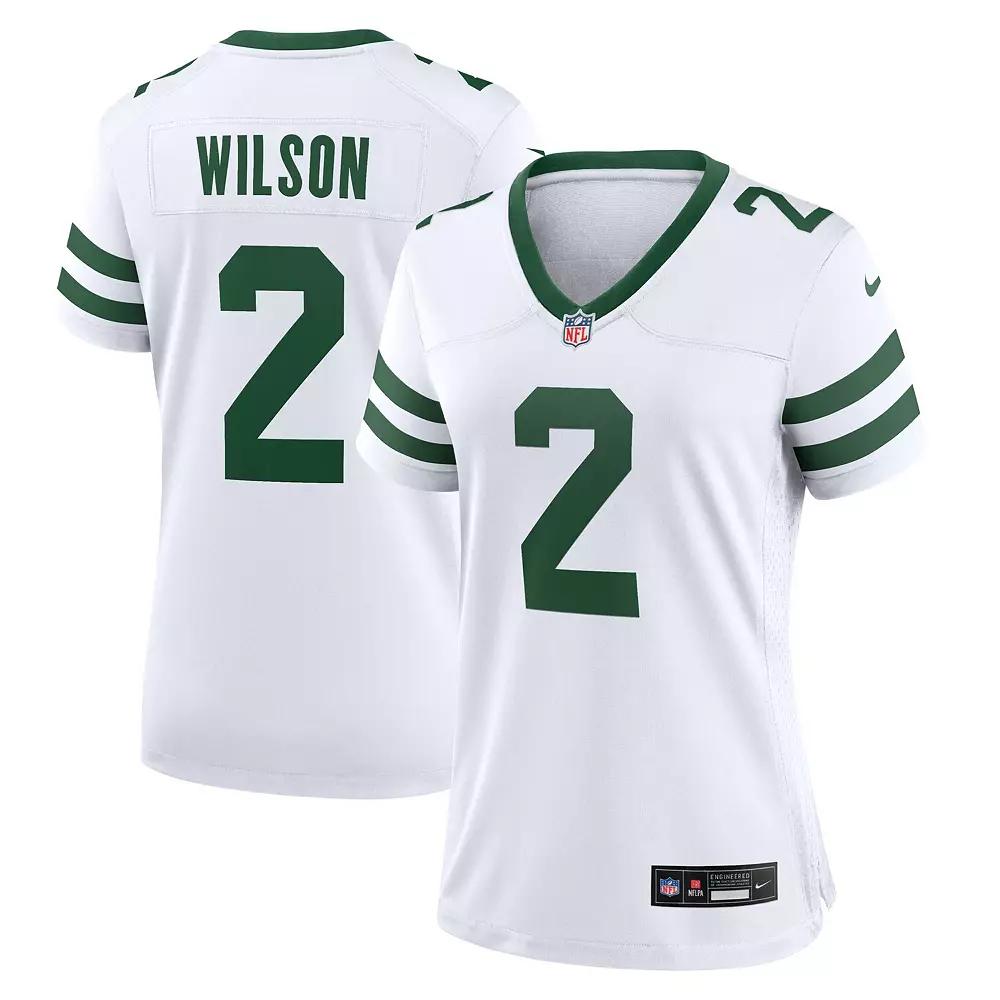 Women's Nike Zach Wilson White New York Jets Player Jersey, Size: XL Product Image