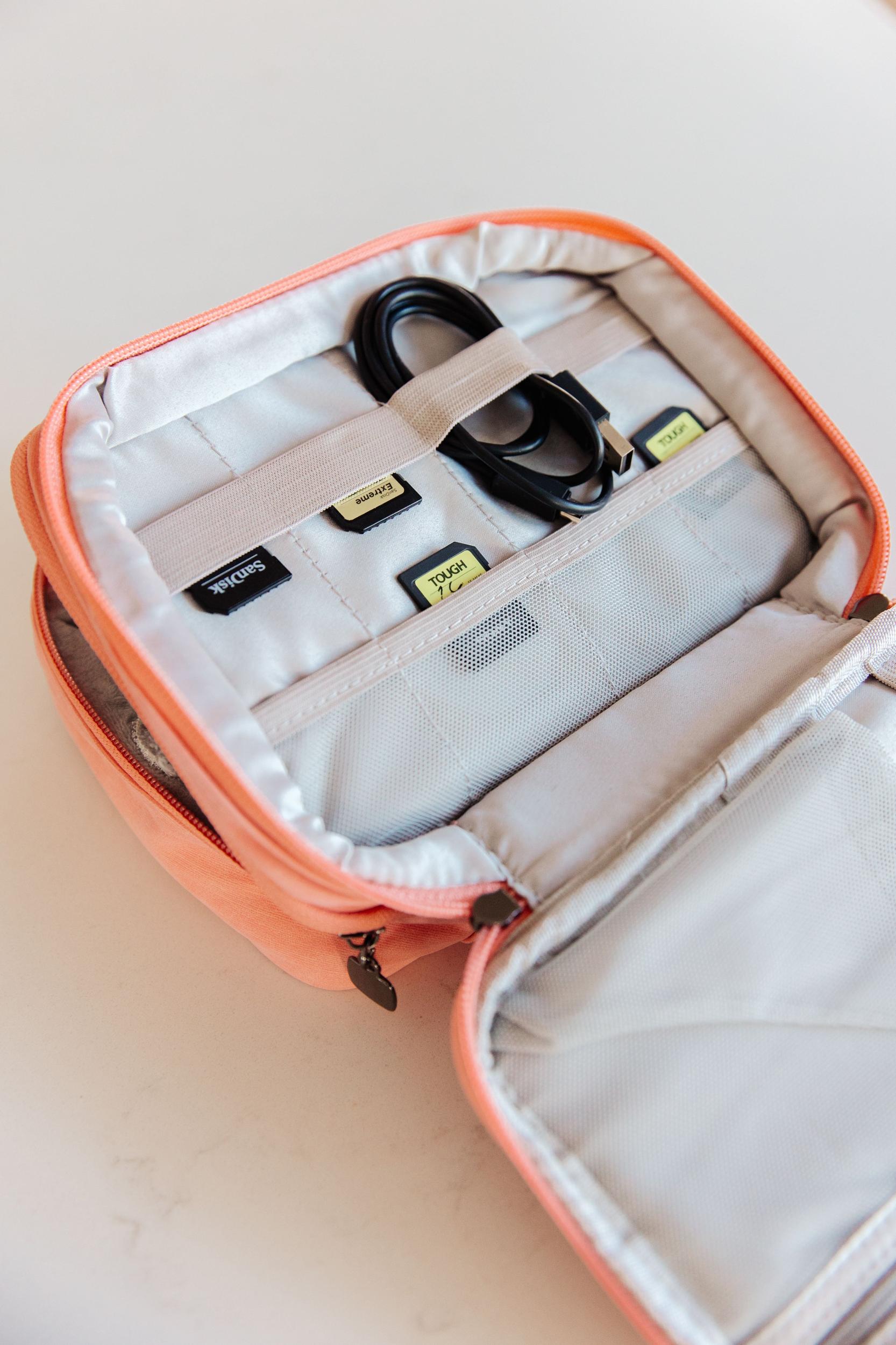 Travel Cord Organizer Case in Pink (Online Exclusive) Product Image