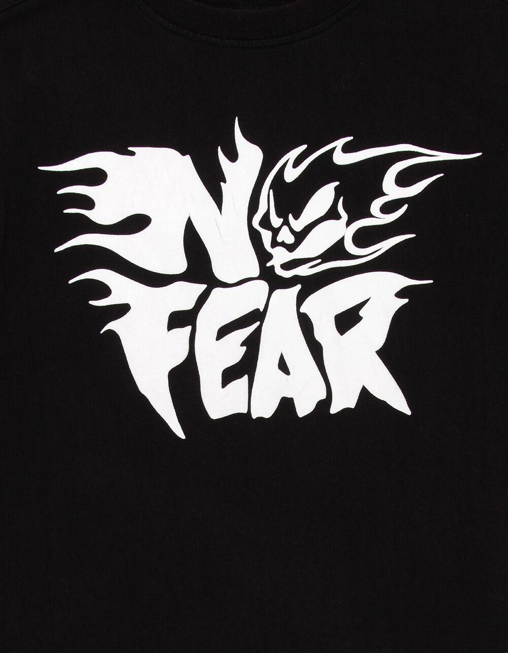 NO FEAR Flame Logo Mens Tee - WASHED BLACK Product Image