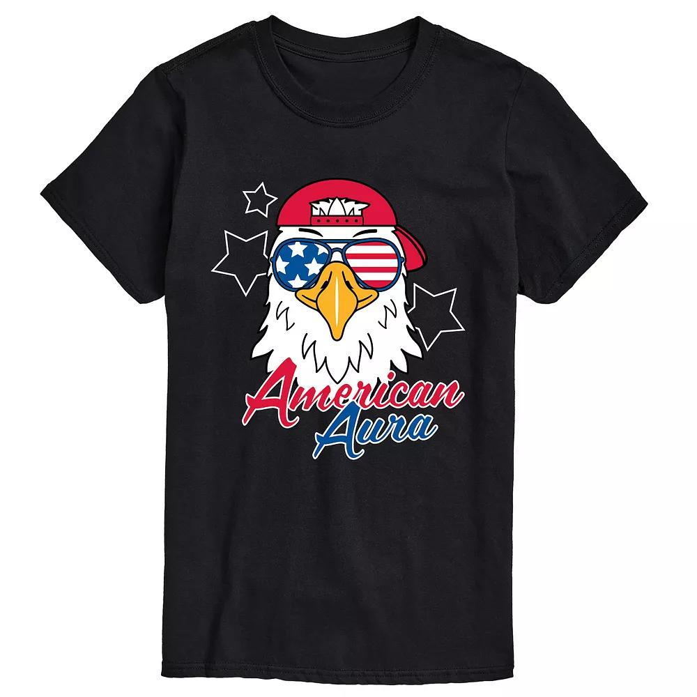 Big & Tall American Aura Bald Eagle Graphic Tee, Men's,  Product Image