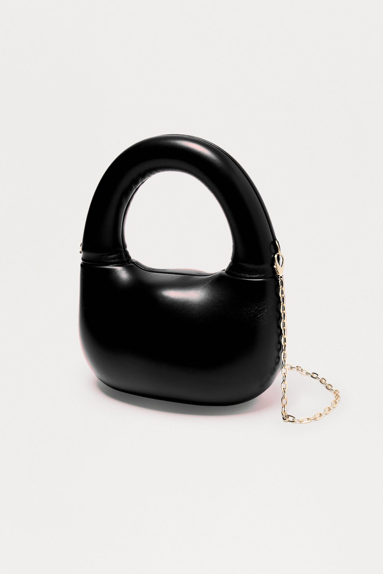 Right Here Faux Leather Clutch - Black Female Product Image