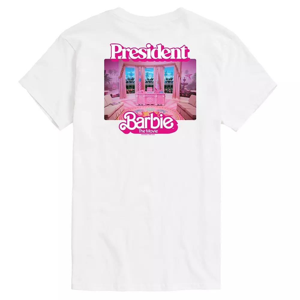 Men's Barbie™ The Movie President Barbie Graphic Tee,  Product Image