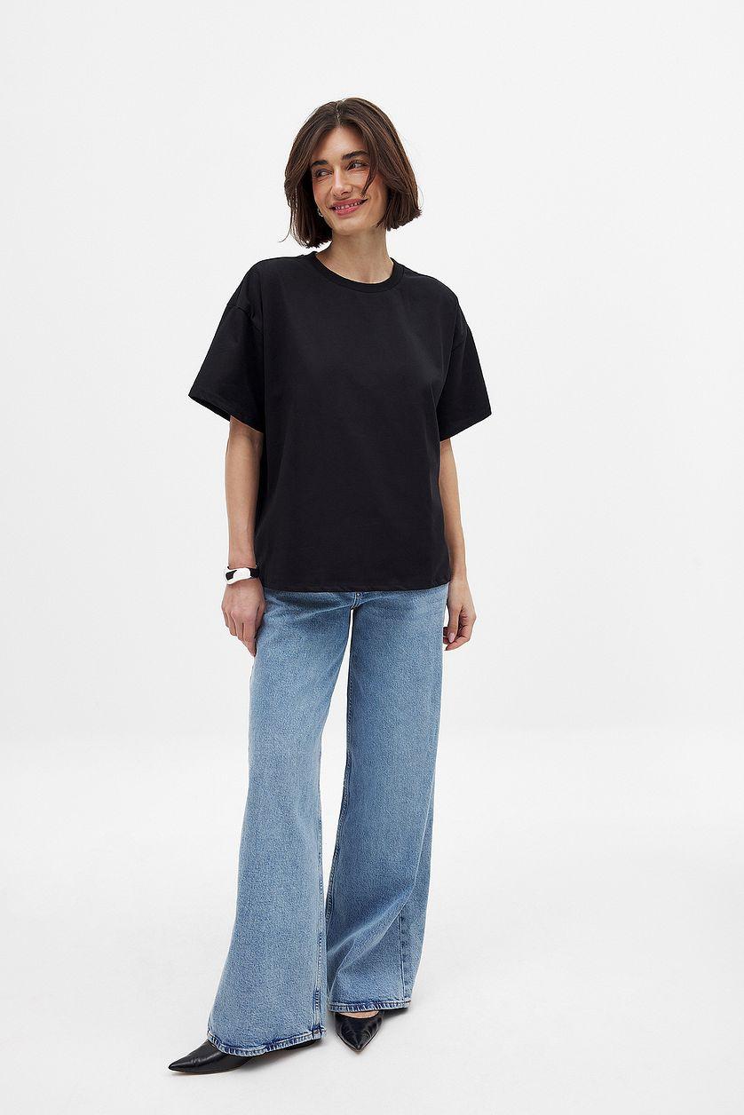 Round Neck Oversized Heavy Tee Product Image