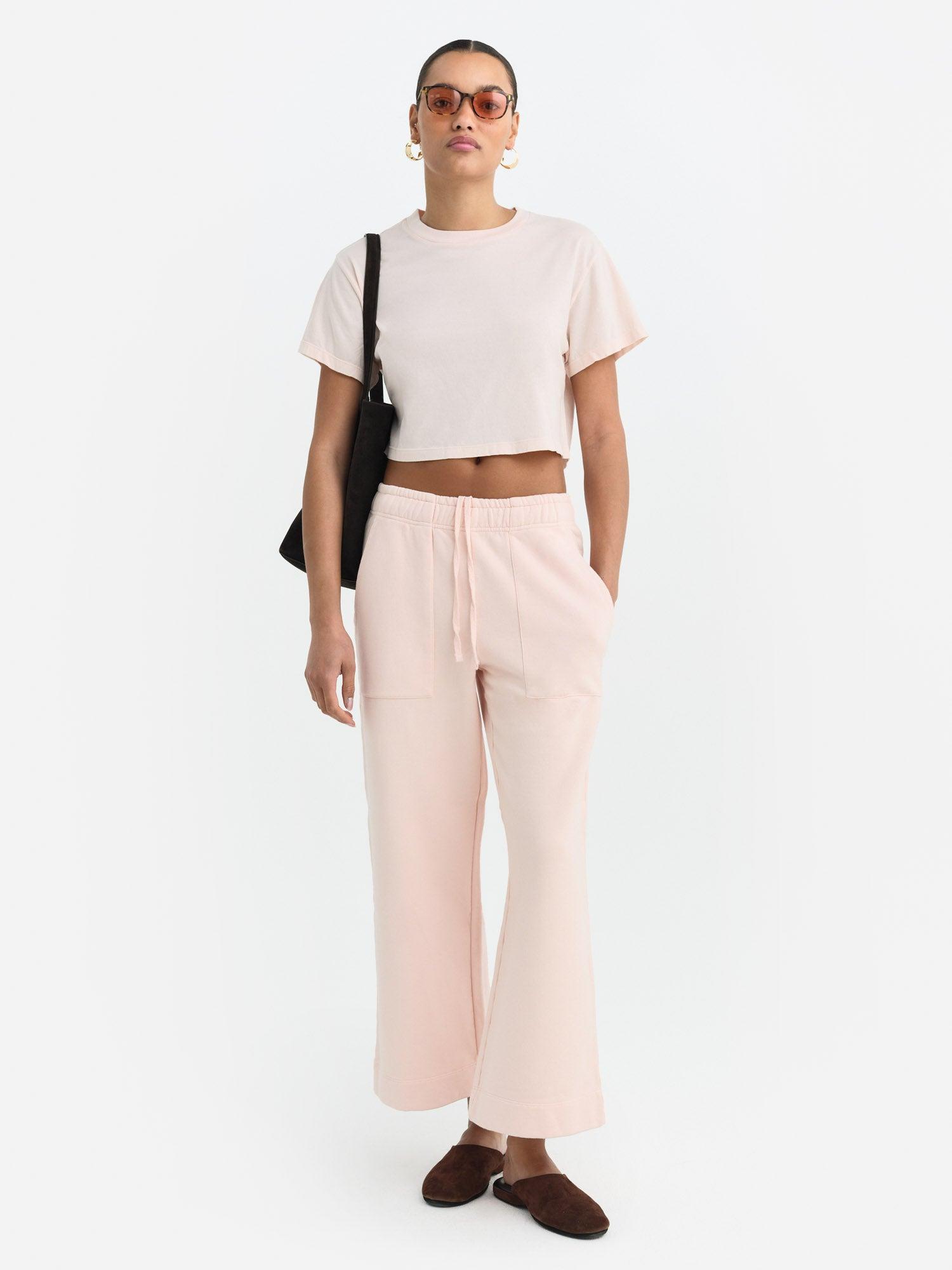 Organic Cotton Relaxed Crop Tee Female Product Image