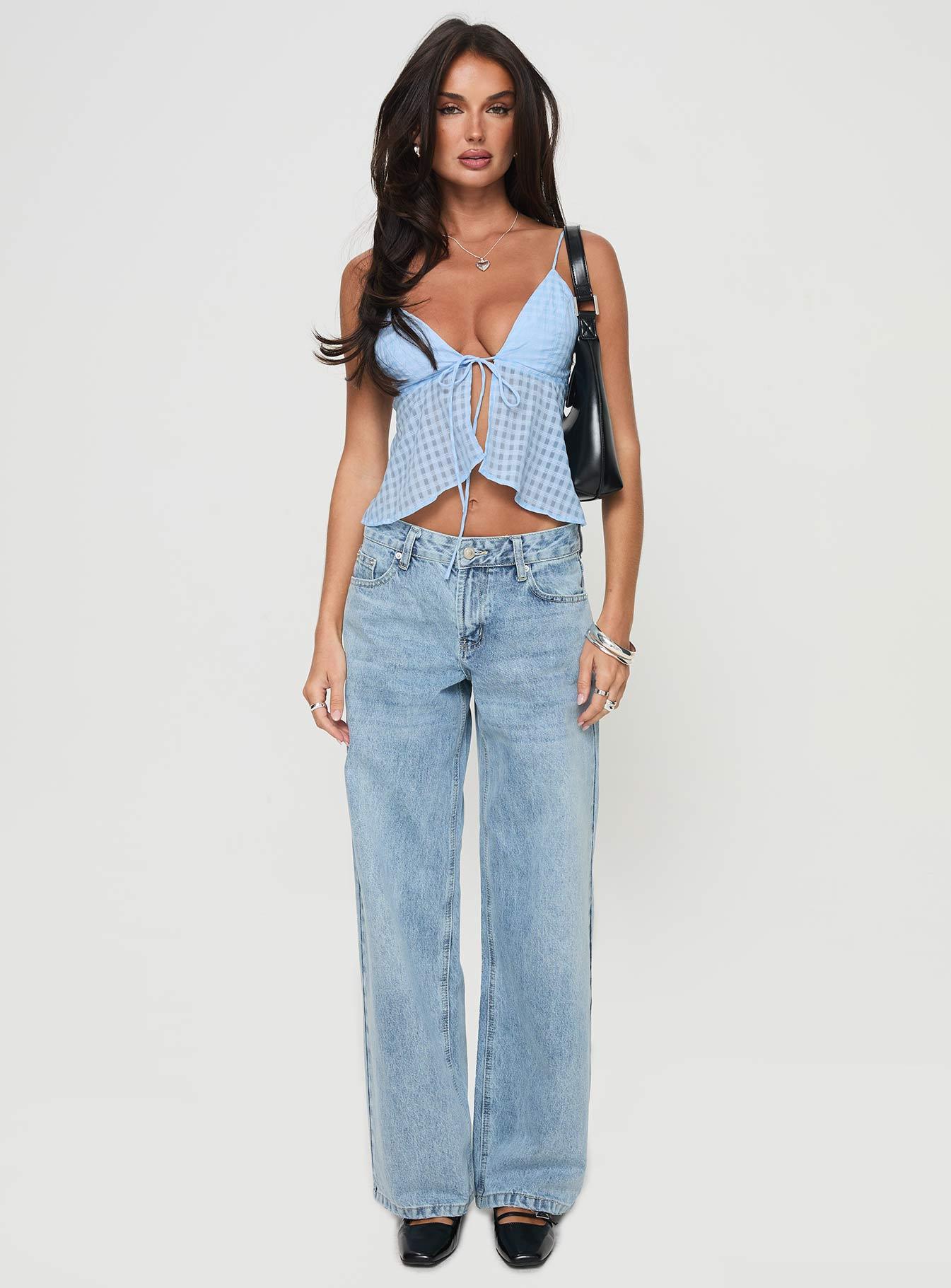 Elizaveta Top Blue Product Image