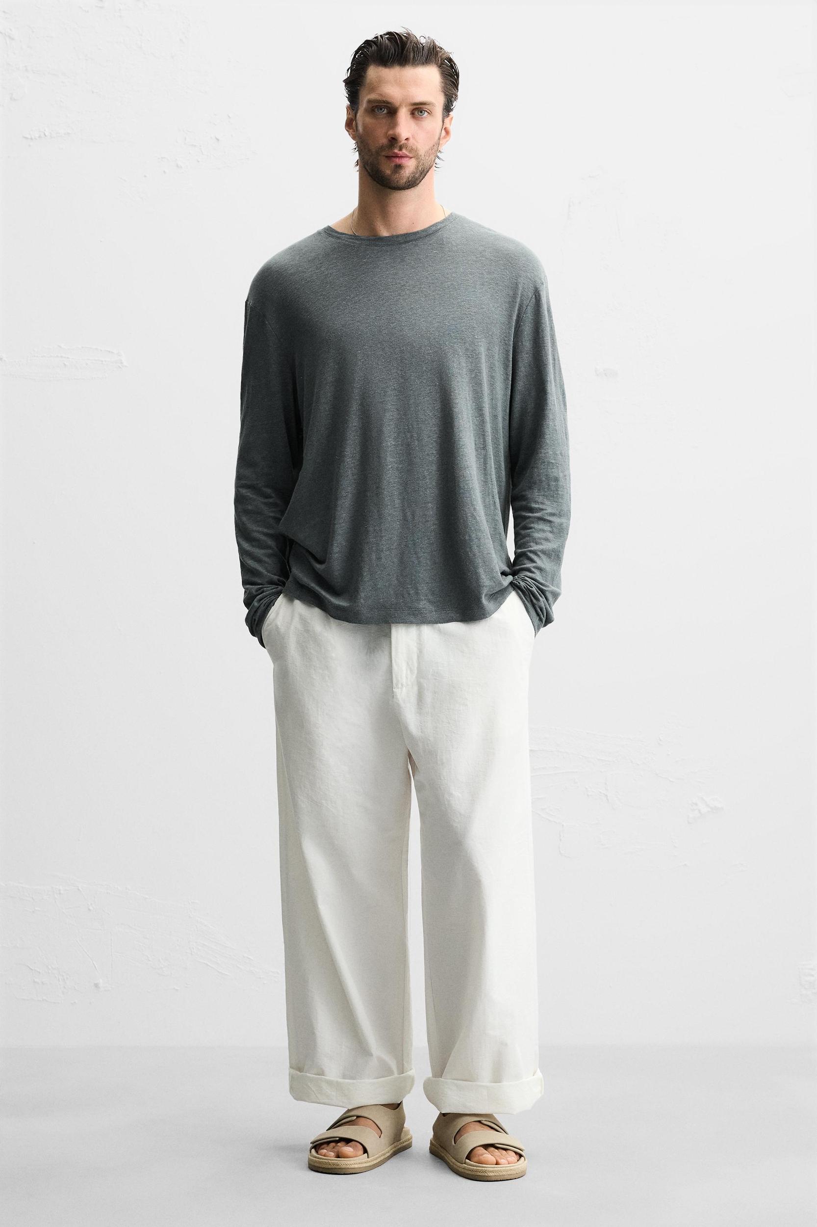 DOUBLE STRAP LEATHER SANDALS Product Image