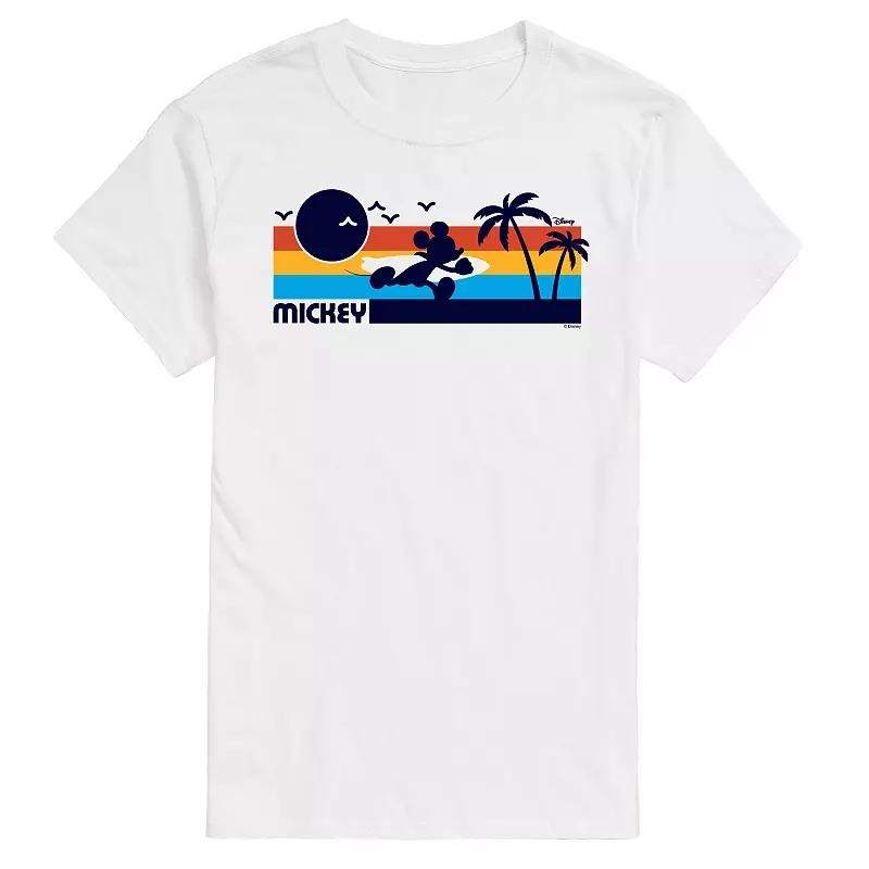 Disney's Mickey Mouse Big & Tall Sunset Graphic Tee, Men's,  Product Image