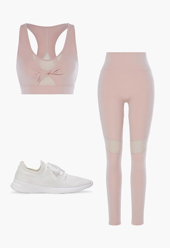 JustFab Margaux Platform Loafer Pump Womens Black/ White Size 8.5 Product Image