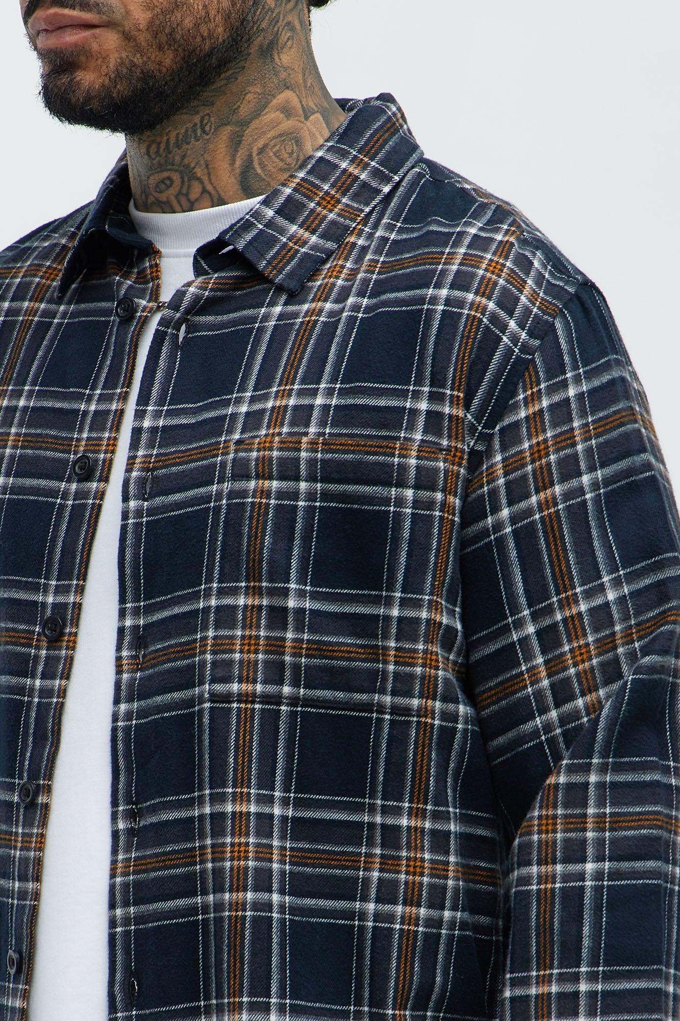 Mansen Flannel Shirt - Black/combo Product Image
