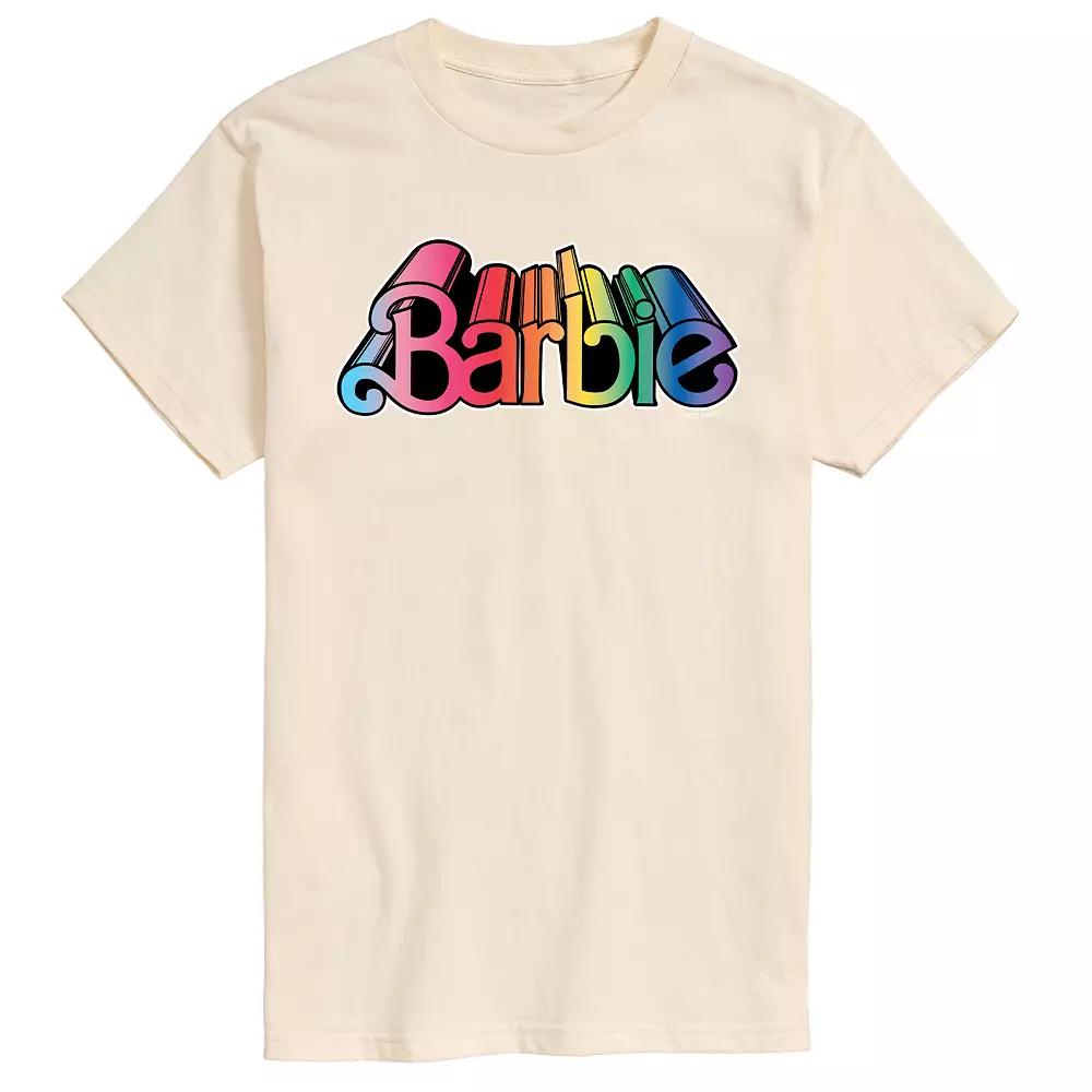 Men's Barbie Pride Logo Graphic Tee,  Product Image