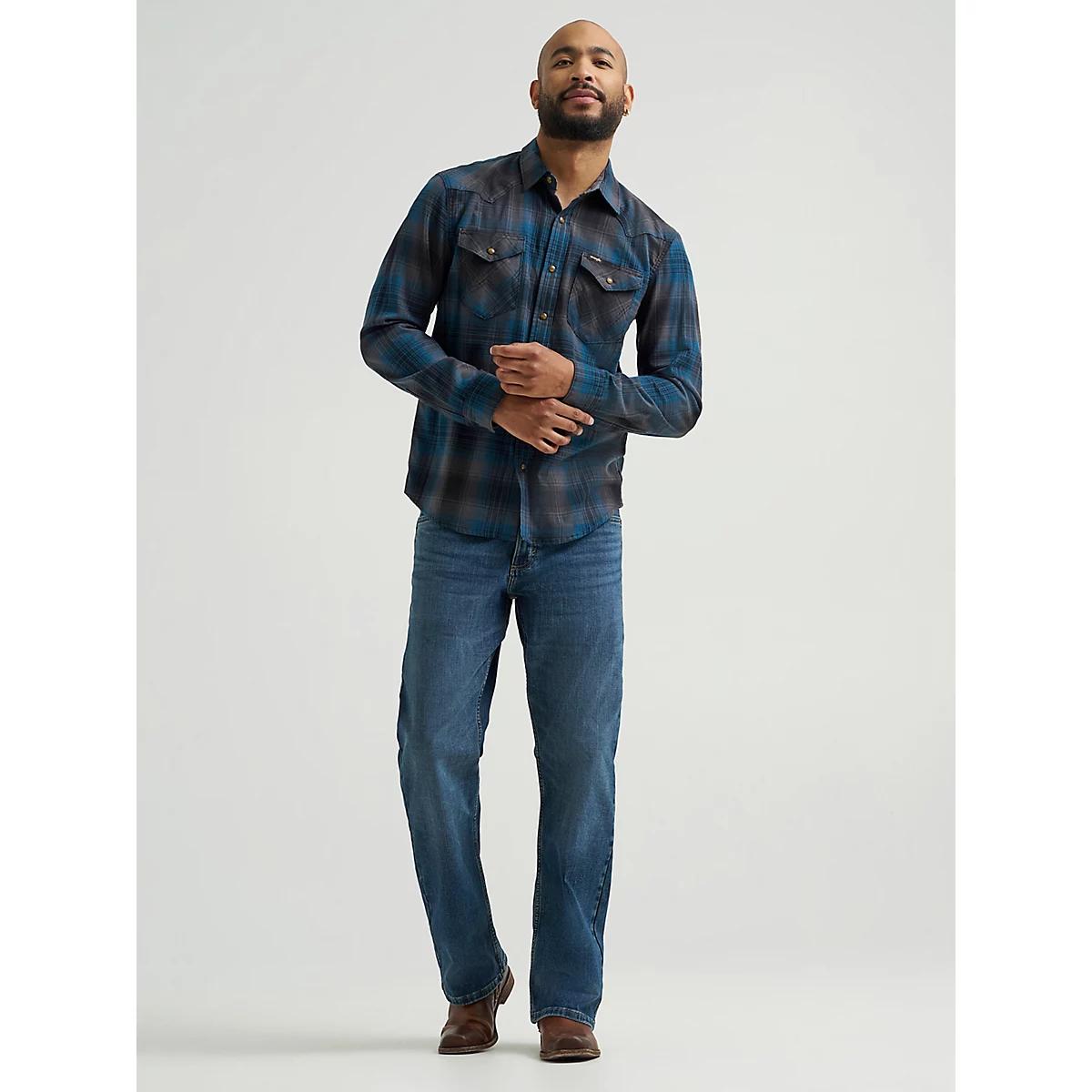 Men's Broken Twill Plaid Shirt in Orion Product Image