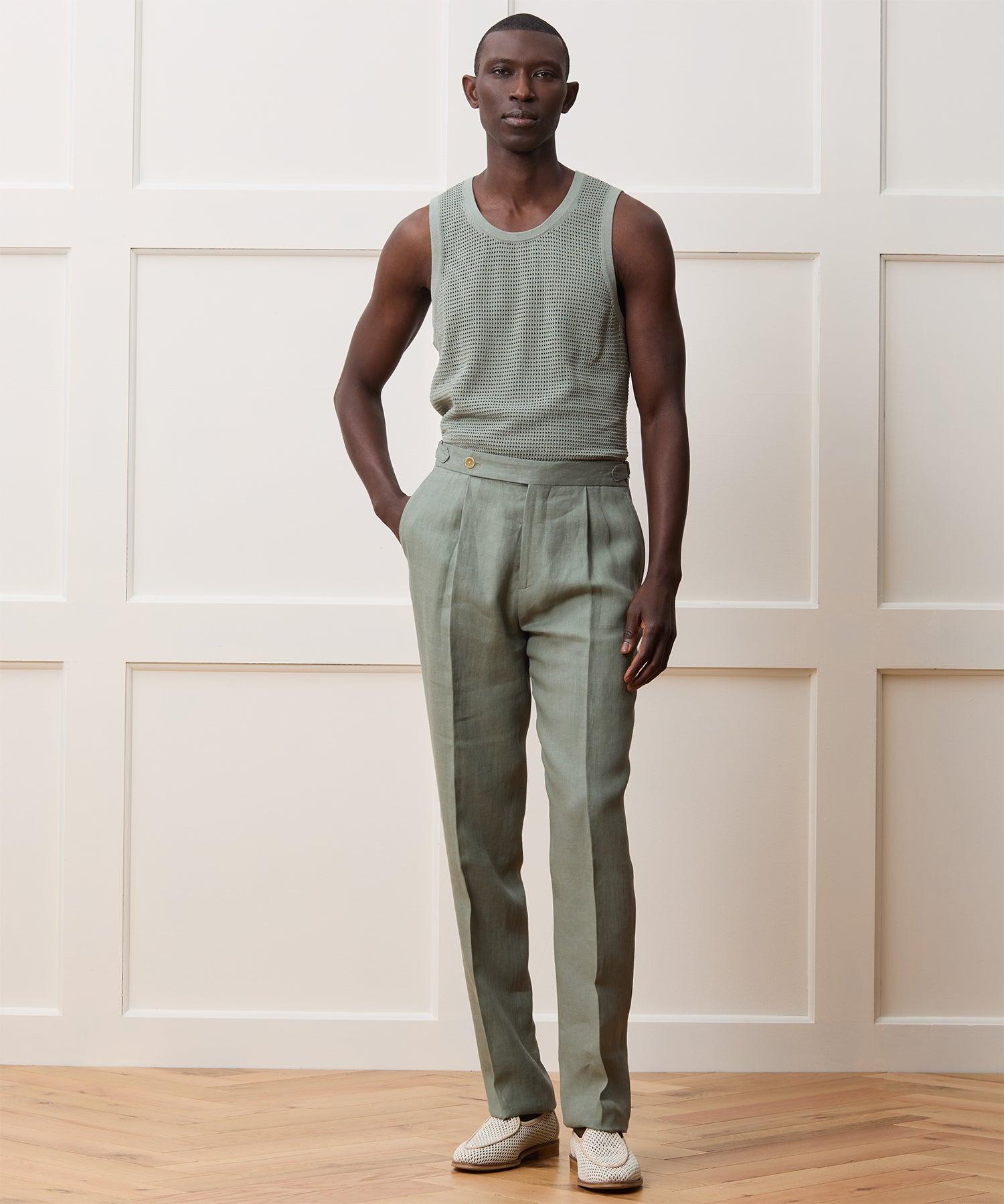 Italian Linen Double-Breasted Jacket Product Image