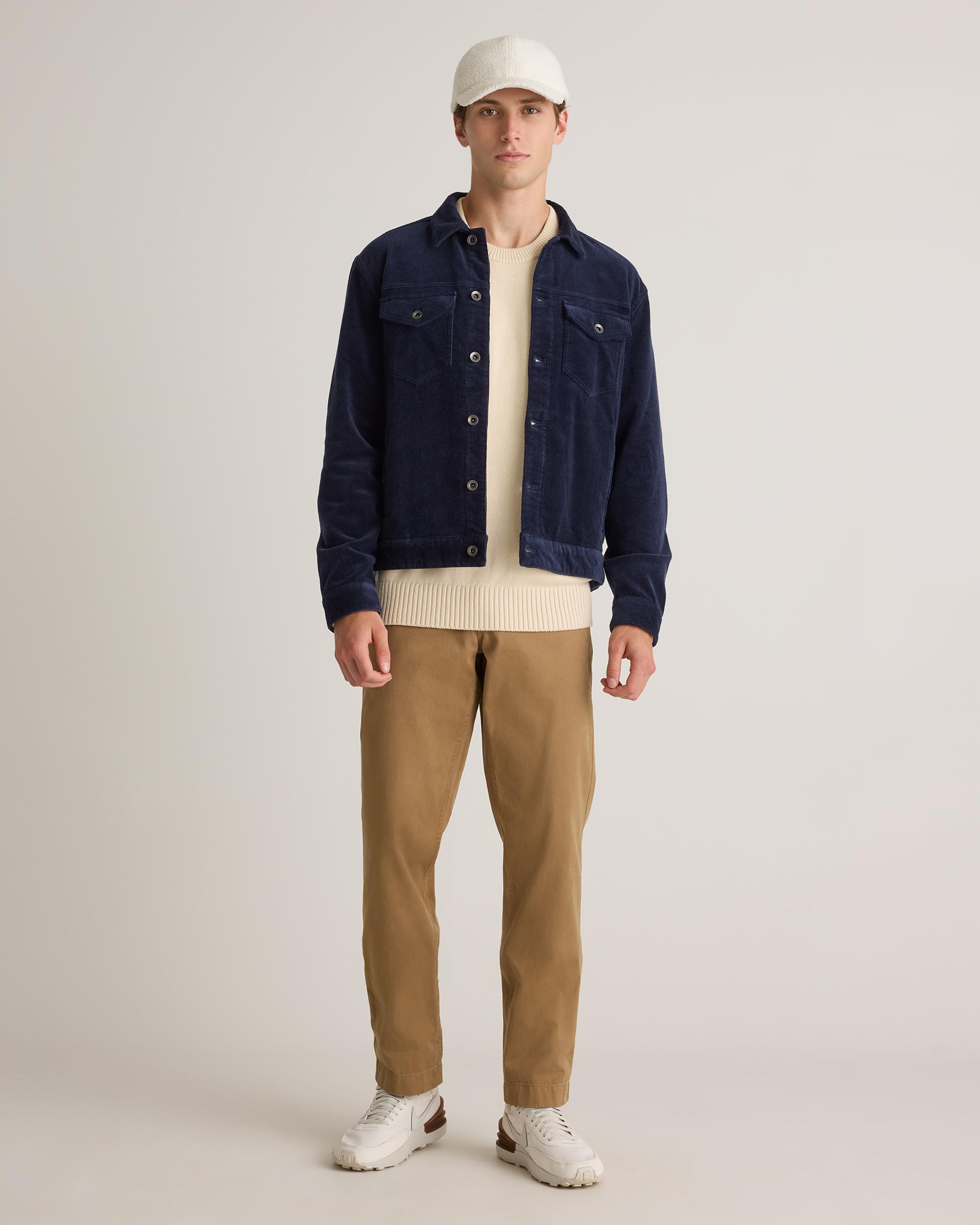 Quince | Men's Organic Stretch Corduroy Trucker Jacket Organic Cotton Product Image