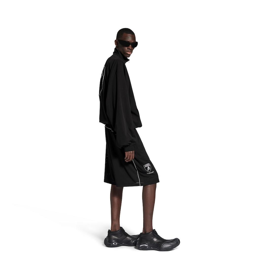 Men's Balenciaga I Automobili Lamborghini Baggy Shorts in Black Product Image