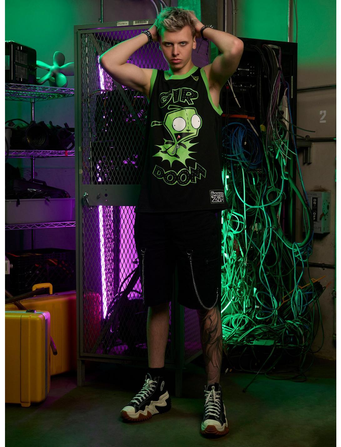 Invader Zim GIR Doom Basketball Jersey Product Image