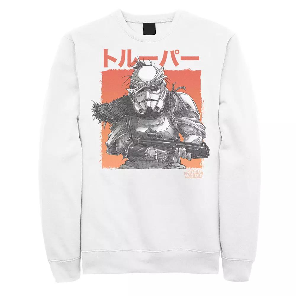 Men's Star Wars Visions Grunge Stormtrooper Graphic Fleece,  Product Image