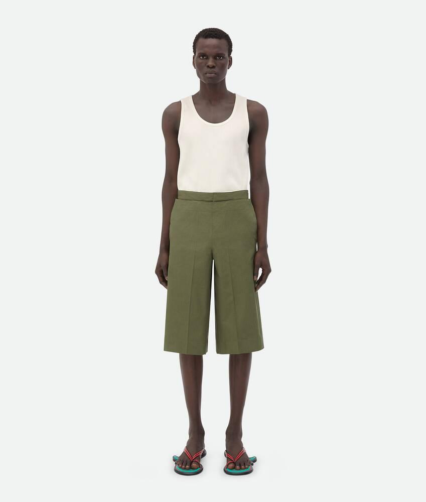 Men's Compact Cotton Shorts in Thyme Product Image