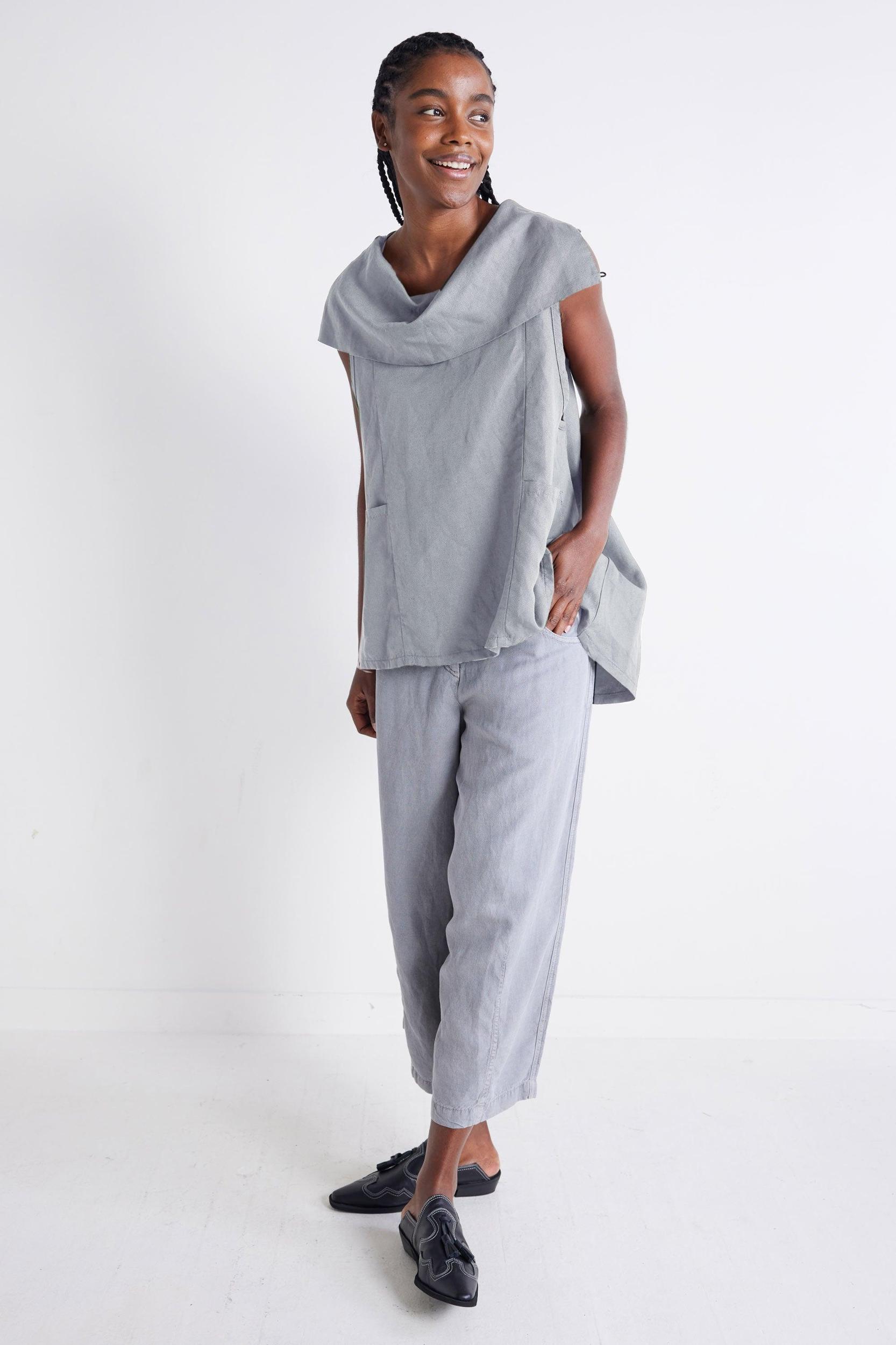 Cutting Edge Linen Blend Pocket Vest Product Image