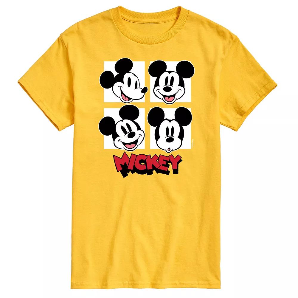 Disney's Mickey Mouse Men's Grid Graphic Tee,  Product Image