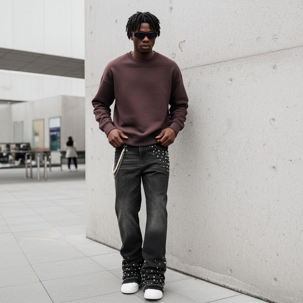 Sopula Richer Than My Opps Graphics Cropped Hoodie Product Image