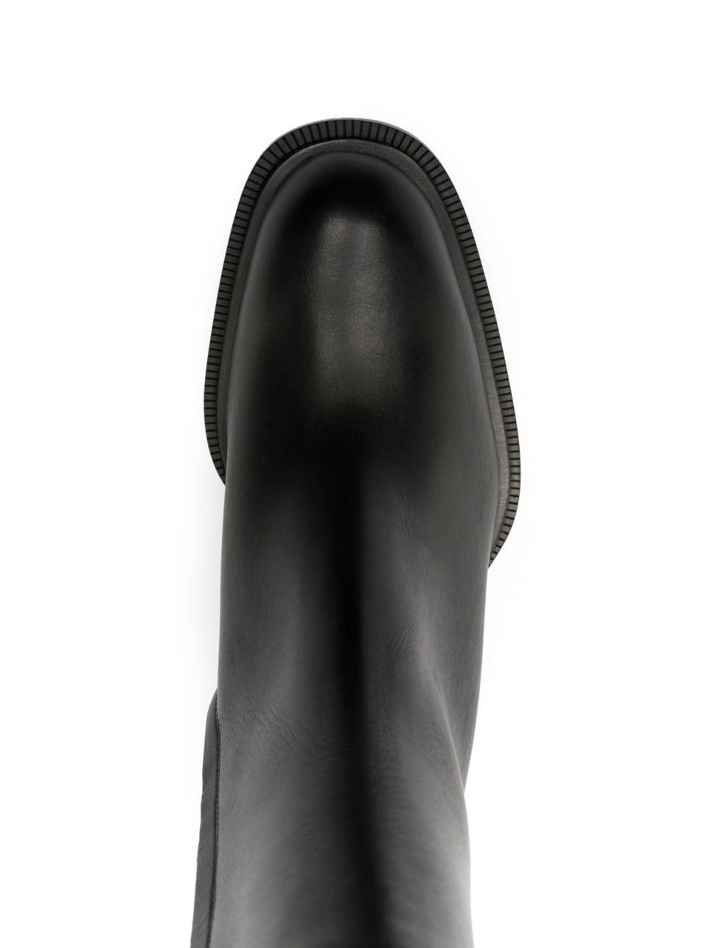 Cuban Stack leather boots Product Image