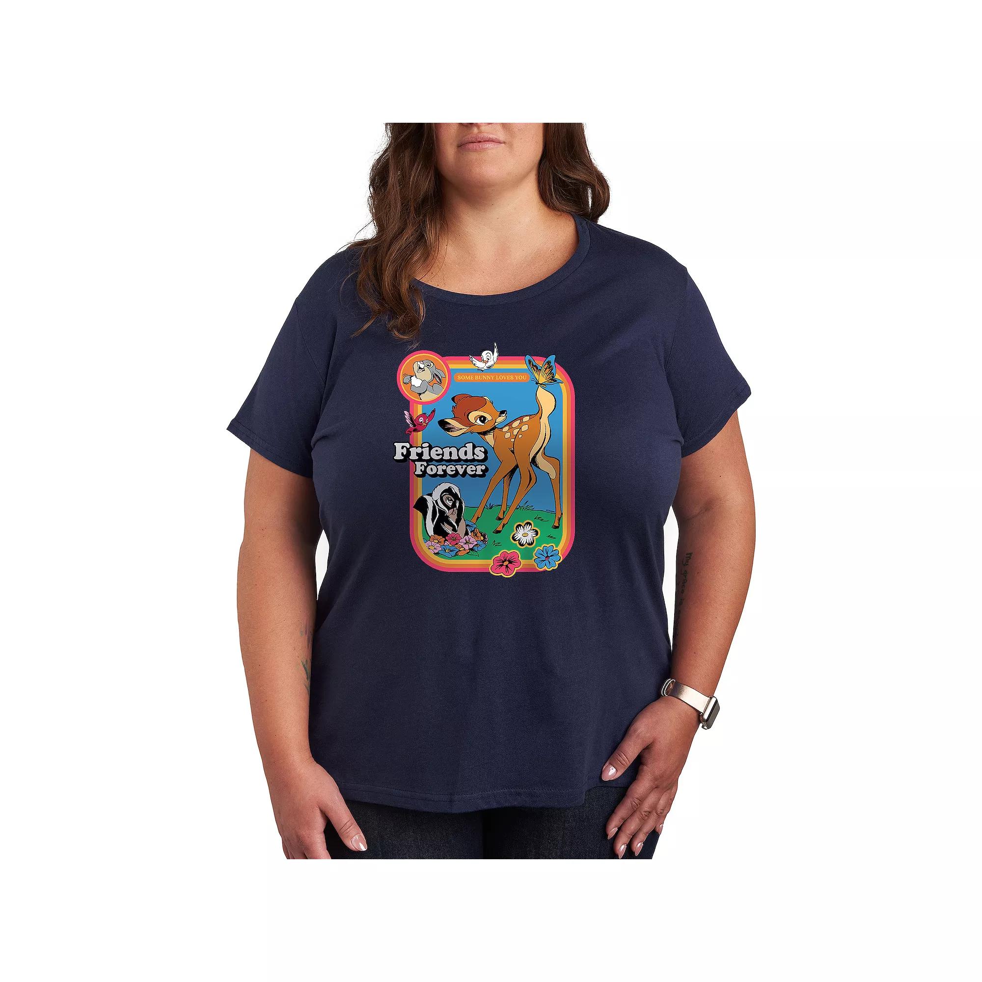 Disney's Bambi Plus Friends Forever Graphic Tee, Women's,  Product Image