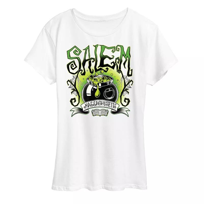 Women's Salem Witchy Collegiate Graphic Tee,  Product Image