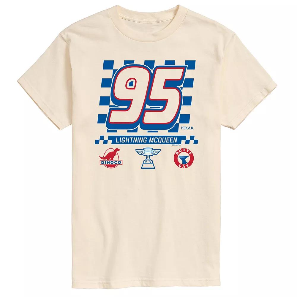 Men's Disney / Pixar's Cars Lightning McQueen 95 Americana Graphic Tee,  Product Image