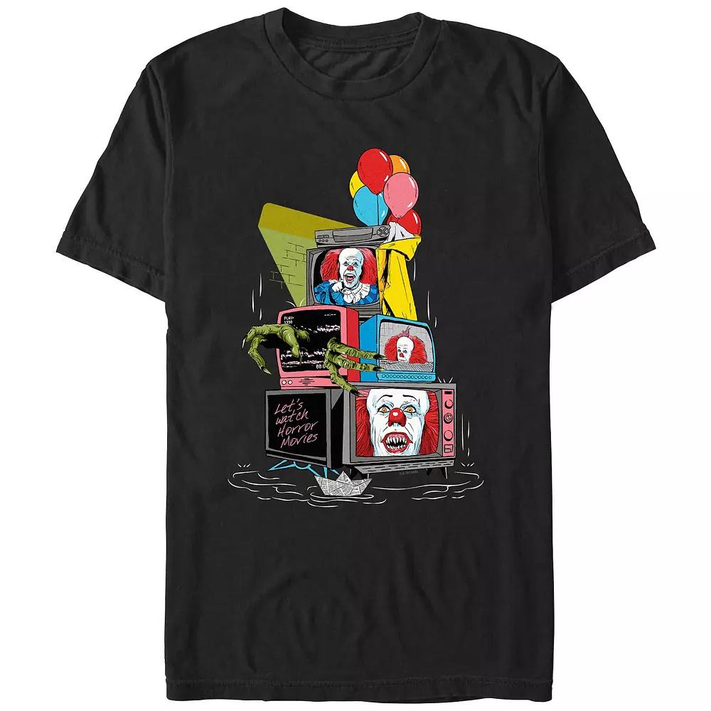 Men's IT Pennywise On TV Graphic Tee,  Product Image