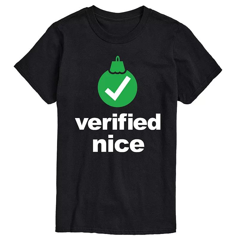 Big & Tall Verified Nice Graphic Tee, Men's,  Product Image