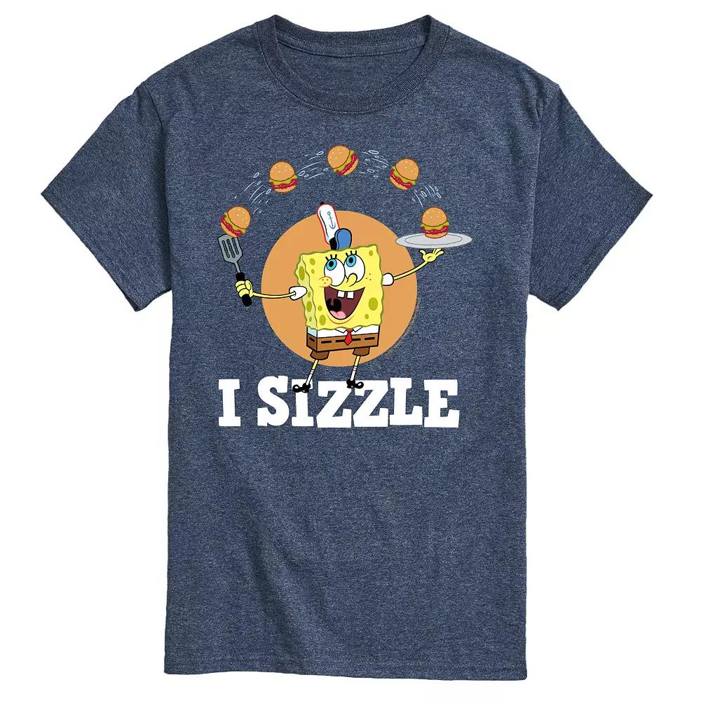 Big & Tall SpongeBob SquarePants "I Sizzle" Graphic Tee, Men's,  Product Image